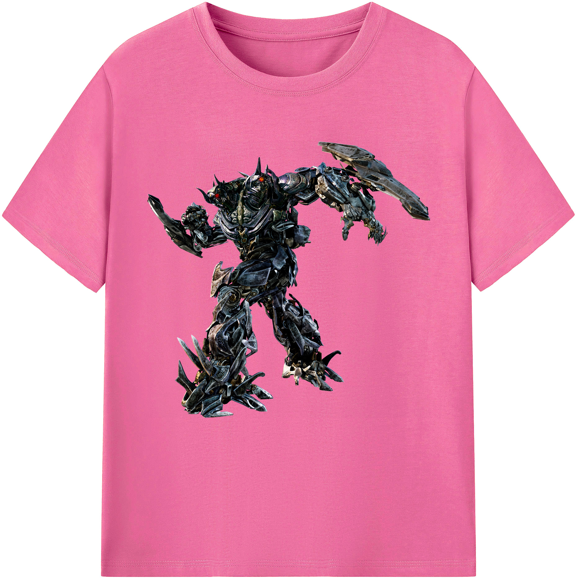 （画像用） Transformers トランスフォーマー レディースカジュアルプリントTシャツ（綿100％）